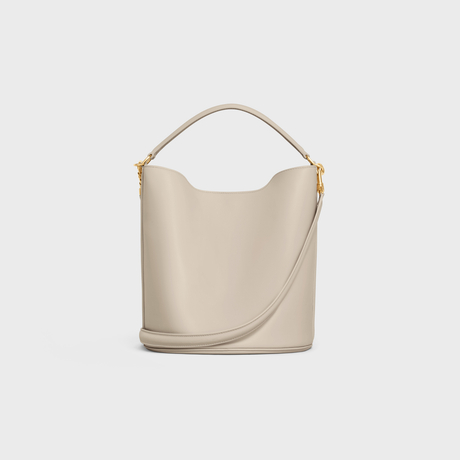 BUCKET 16 BAG IN SMOOTH CALFSKIN LIGHT STONE - Image 3